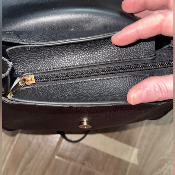 "Blake Mini Backpack Purse in Black" by Foley + Corinna. - Picture 4 of 14